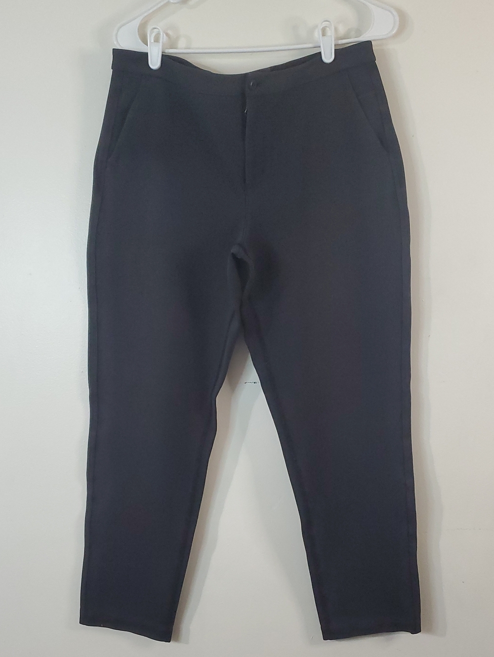 Lululemon Womens City Trek Trouser Pants Size 10 Black Ponte 4-way Stretch Chic